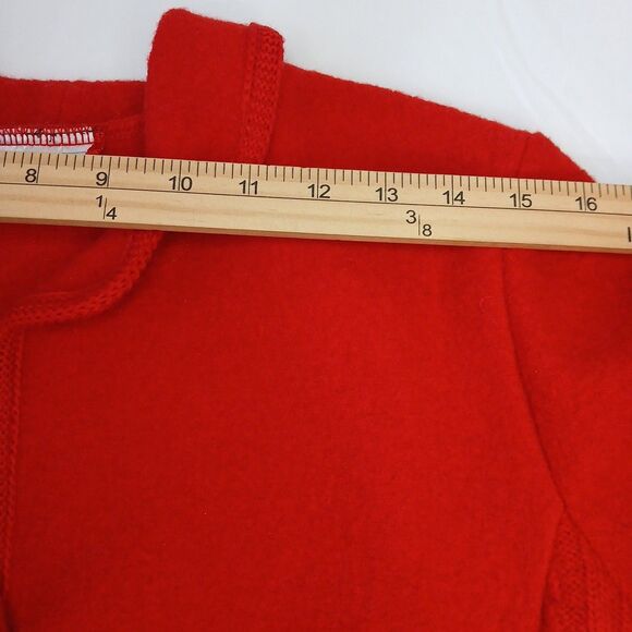 Boos Austrian Original New Wool Cardigan Coin Detail Buttons 44 M Red Vintage - Picture 10 of 12